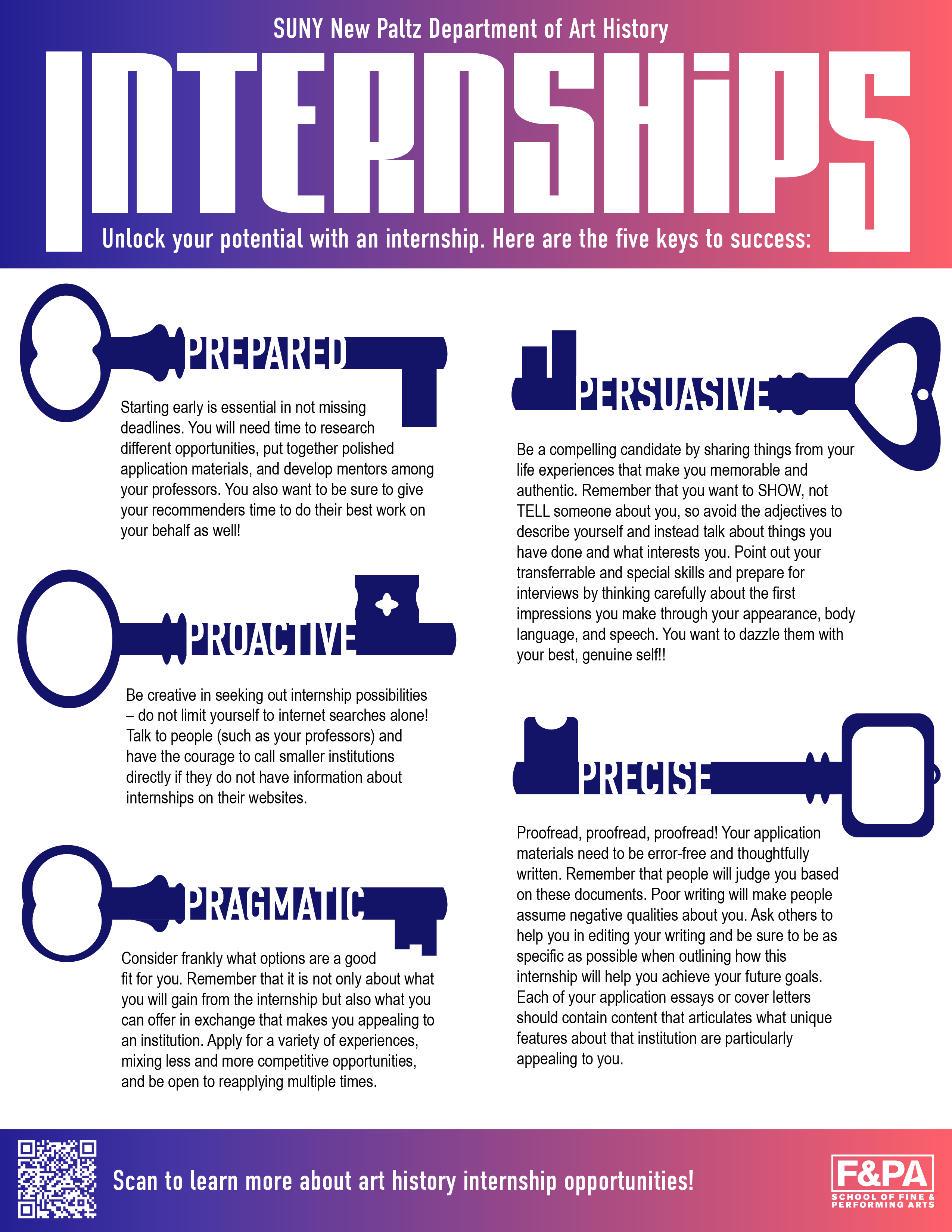 The Key to a Successful Internship Search!